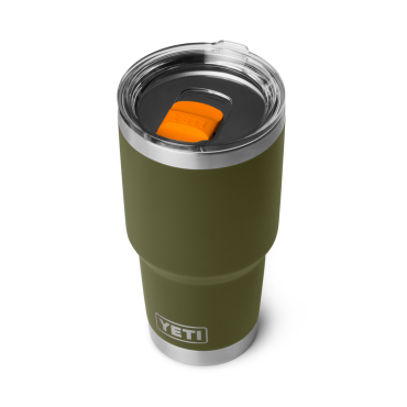 YETI Rambler 30 oz Tumbler Olive / King Crab Orange