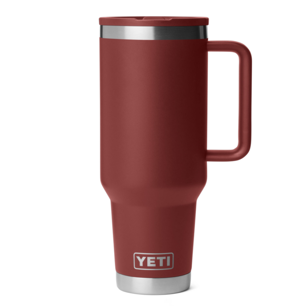 YETI Rambler 40 oz Travel Straw Mug Stag Red