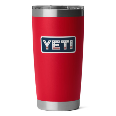 YETI Rambler 20 oz Tumbler Red Badge