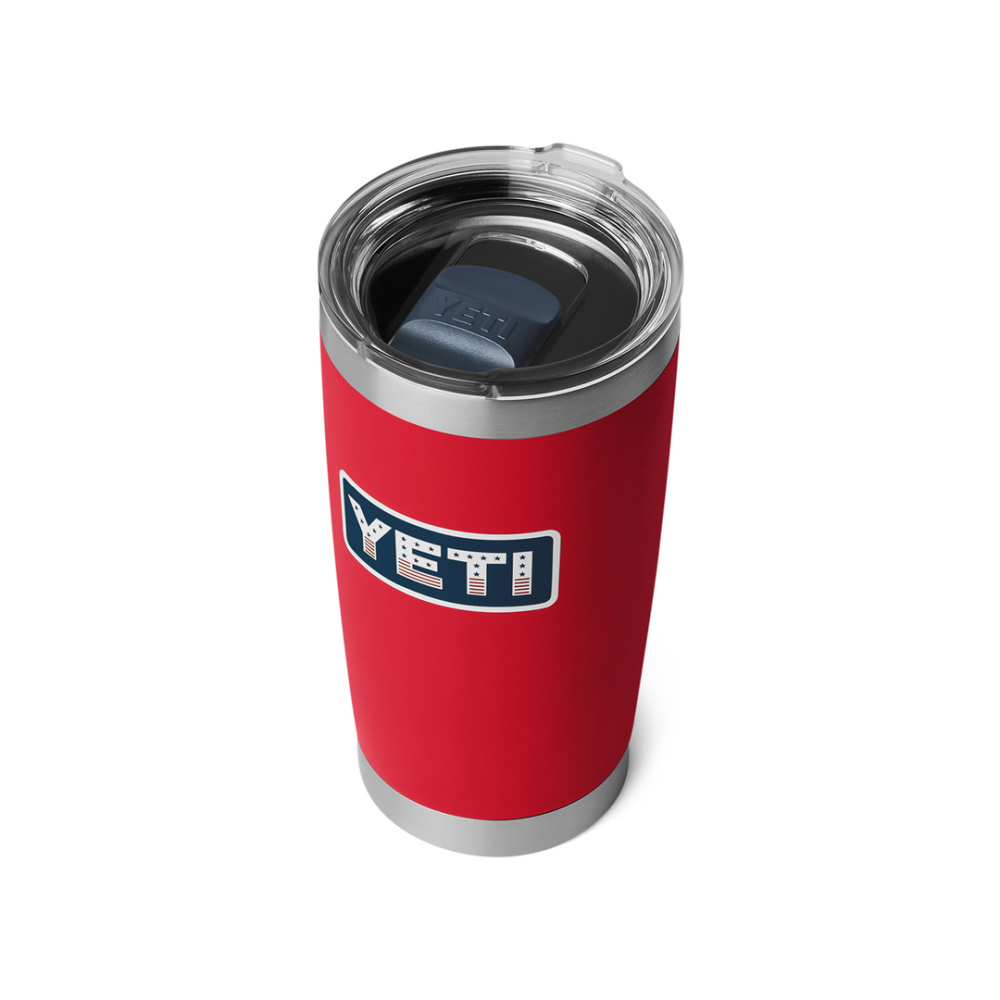 YETI Rambler 20 oz Tumbler Red Badge