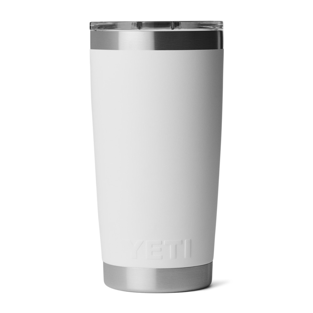 YETI Rambler 20 oz Tumbler White Badge
