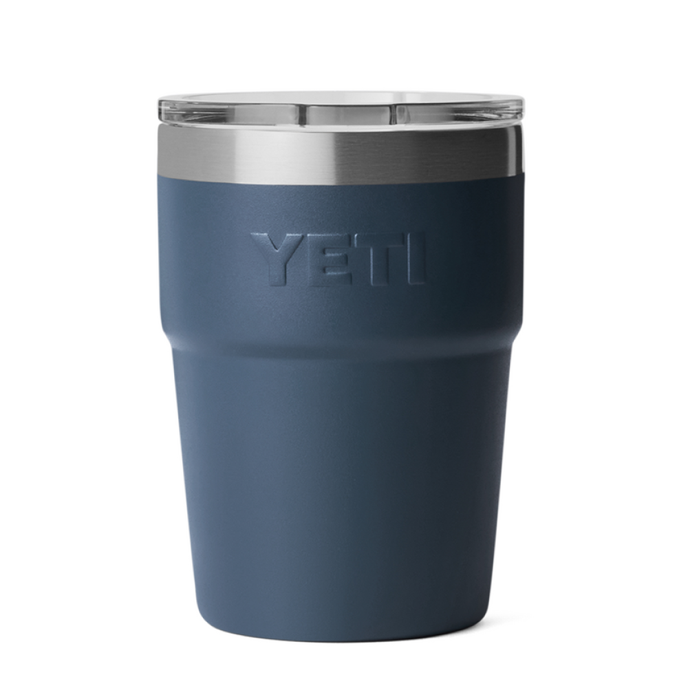 YETI Rambler 16 oz Stackable Tumbler Navy Badge