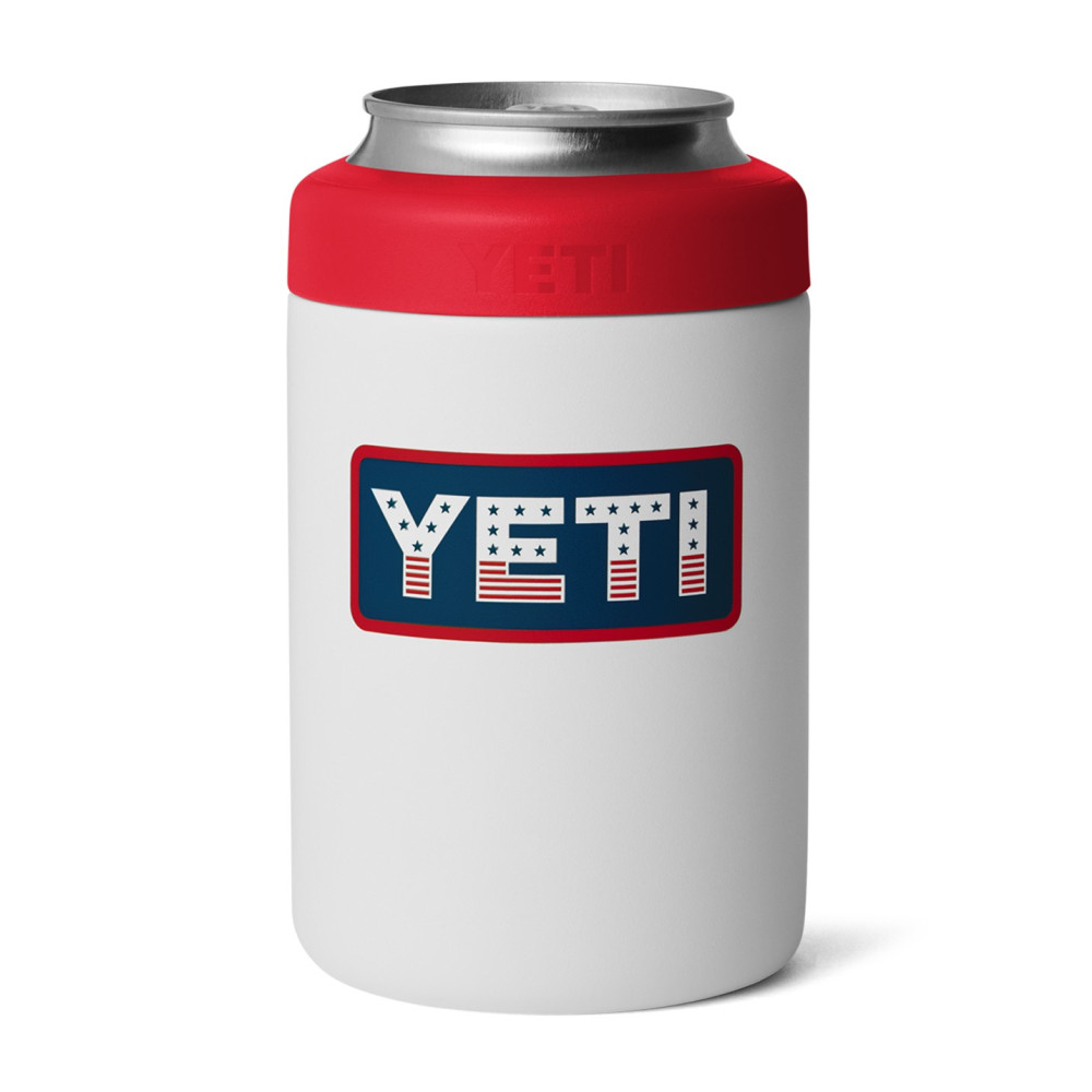 YETI Rambler Colster 2.0 Can Insulator White / Rescue Red Badge