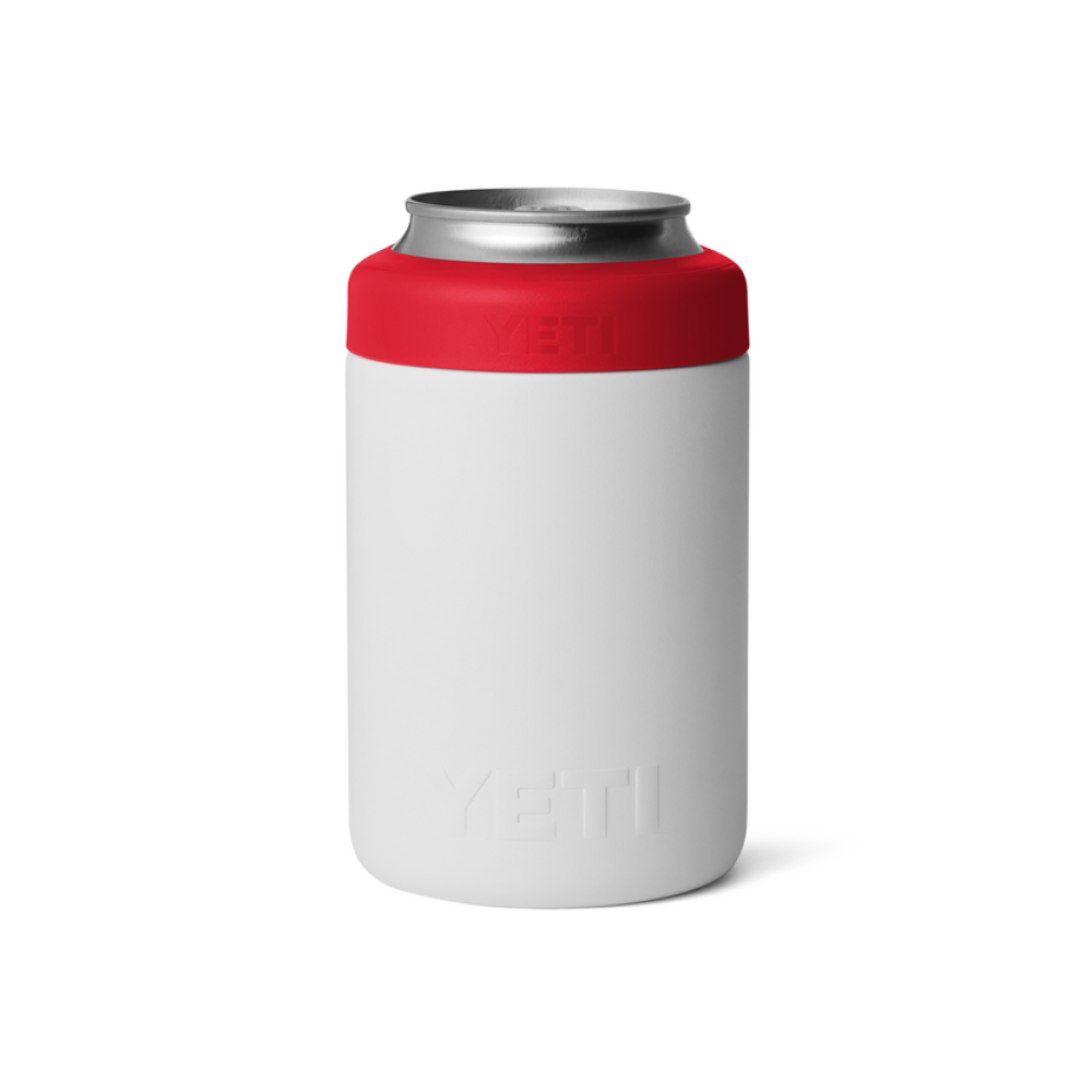 YETI Rambler Colster 2.0 Can Insulator White / Rescue Red Badge