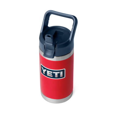 YETI Rambler Jr. 12 oz Kids Bottle Red / Navy Badge