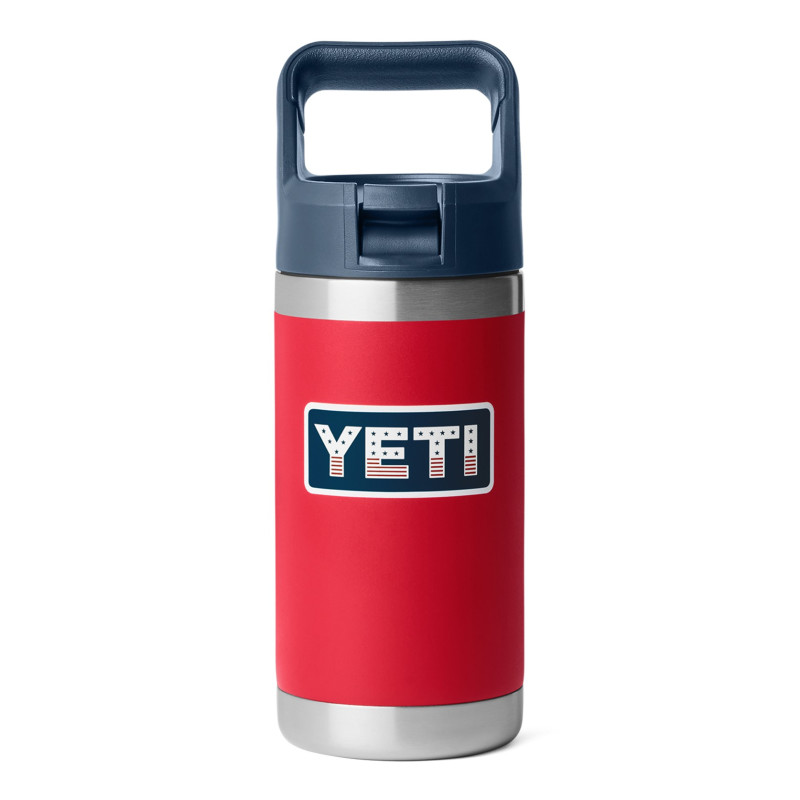 YETI Rambler Jr. 12 oz Kids Bottle Red / Navy Badge