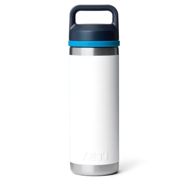 YETI Rambler 18 Oz Chug Bottle White / Blue
