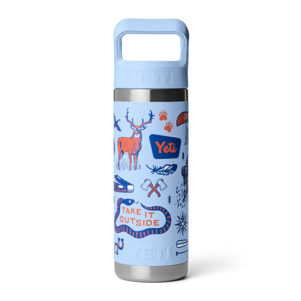 YETI Rambler 18 Oz Straw Bottle Big Sky Summer Camp