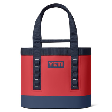YETI Camino 35 Carryall 2.0 Tote Bag Rescue Red / Navy / White