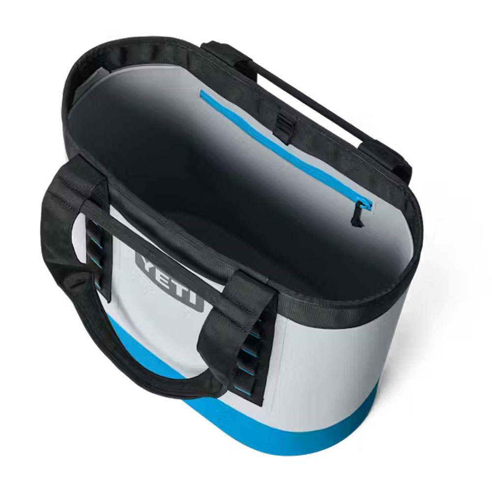 YETI Camino 35 Carryall 2.0 Tote Bag Fog Gray / Blue