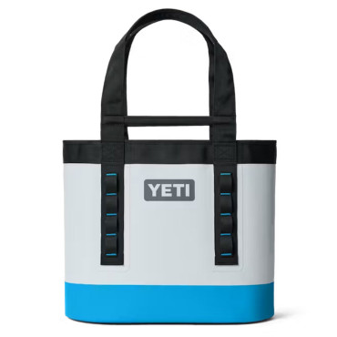 YETI Camino 35 Carryall 2.0 Tote Bag Fog Gray / Blue