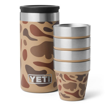 YETI Shot Glasses with Case Wetlands Camo