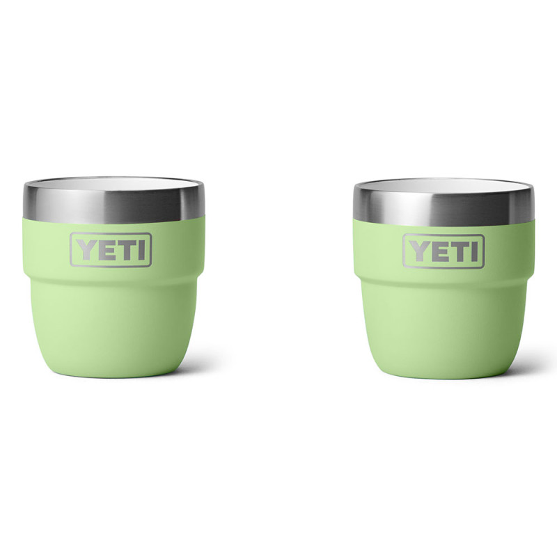YETI Rambler 4 oz Stackable Espresso Cups Key Lime