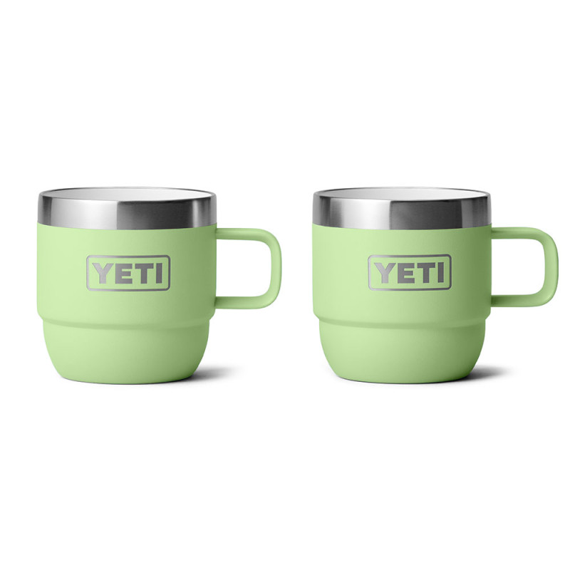 YETI Rambler 6 oz Stackable Espresso Mugs Key Lime