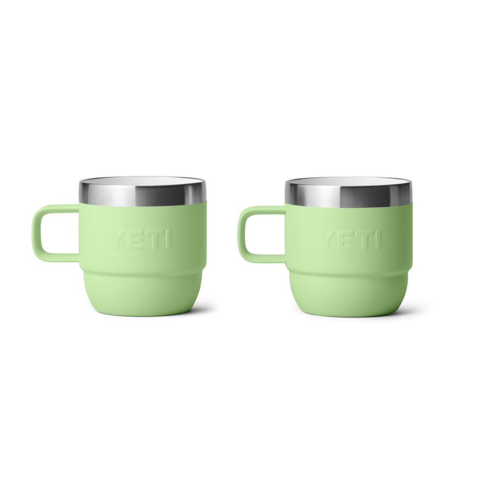Yeti Rambler 6 oz Stackable Espresso Mugs Key Lime