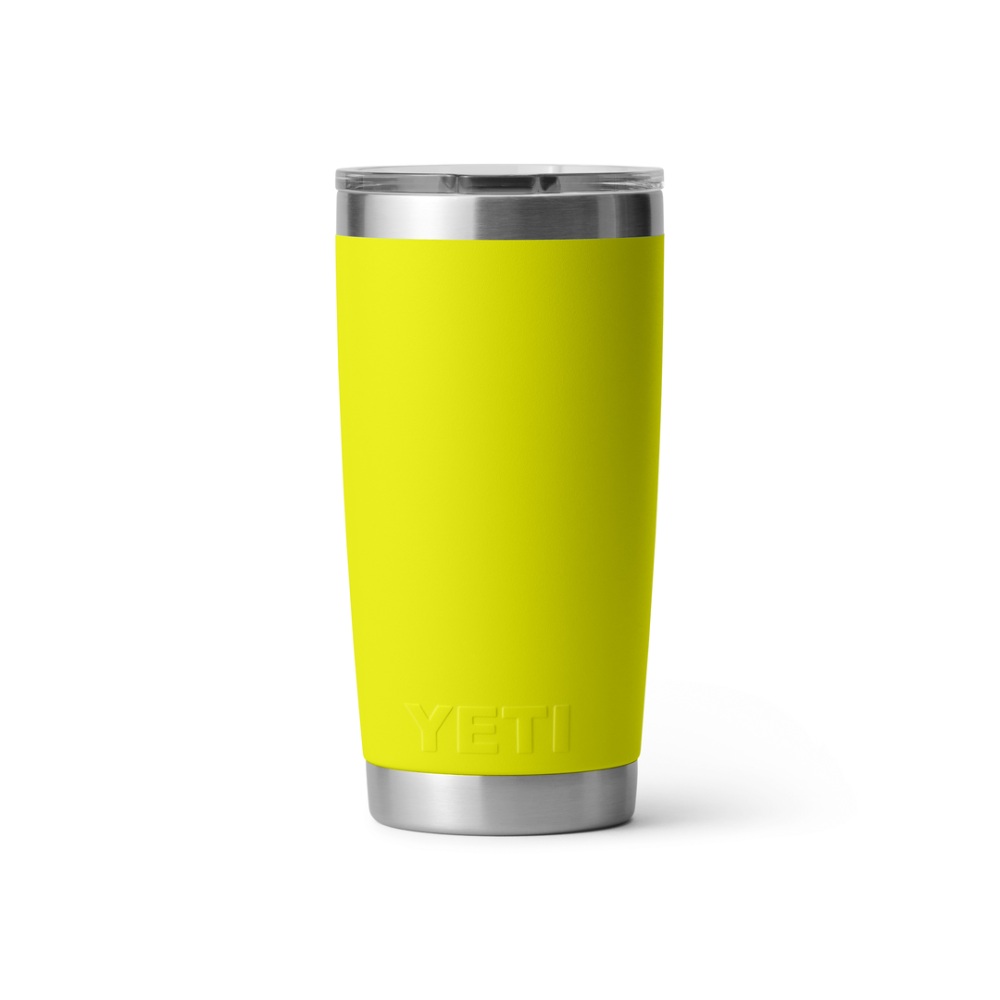 YETI Rambler 20 oz Tumbler Firefly Yellow
