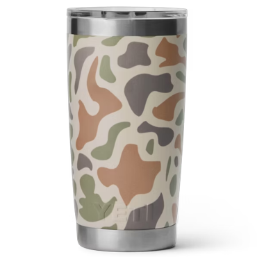 YETI Rambler 20 oz Tumbler Tan Camo