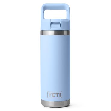 YETI Rambler 18 Oz Color Straw Bottle Big Sky Blue