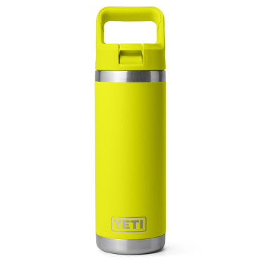 YETI Rambler 18 Oz Color Straw Bottle Firefly Yellow