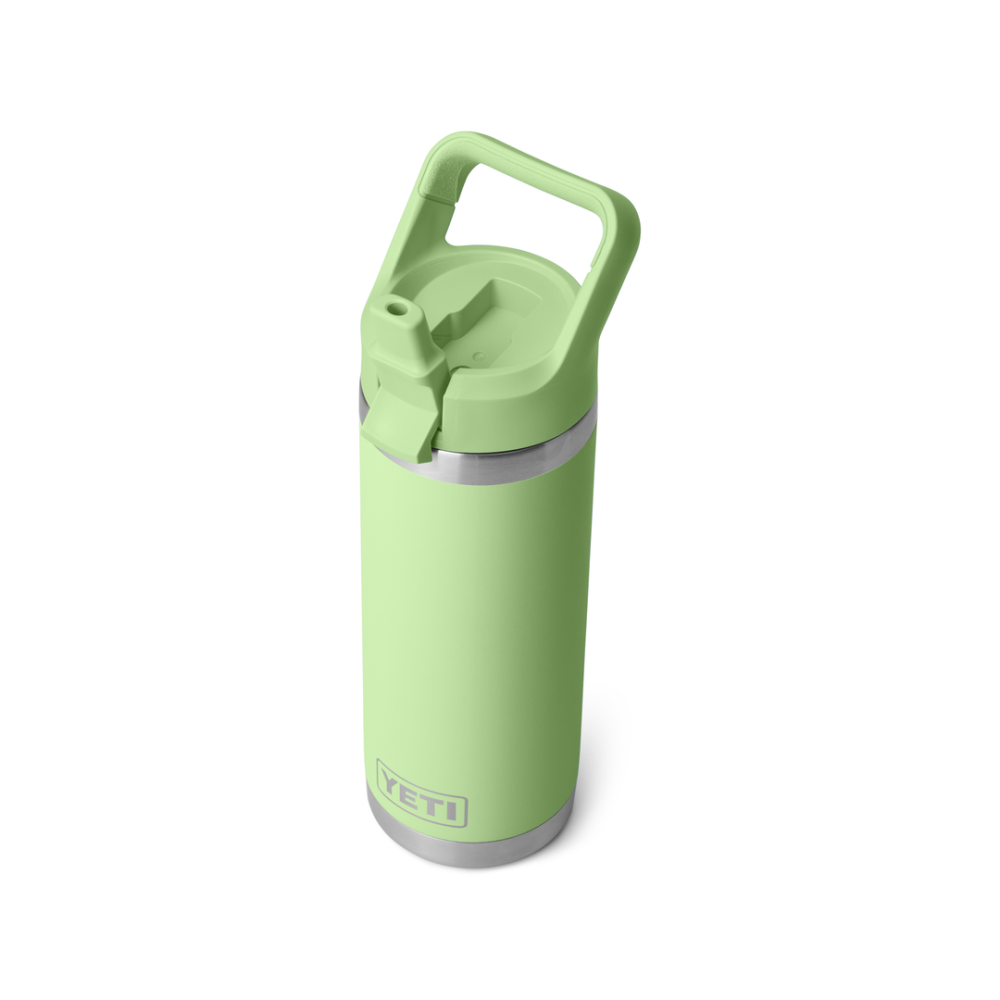 Yeti Rambler 18 Oz Bottle Color Matched Straw Cap Key Lime
