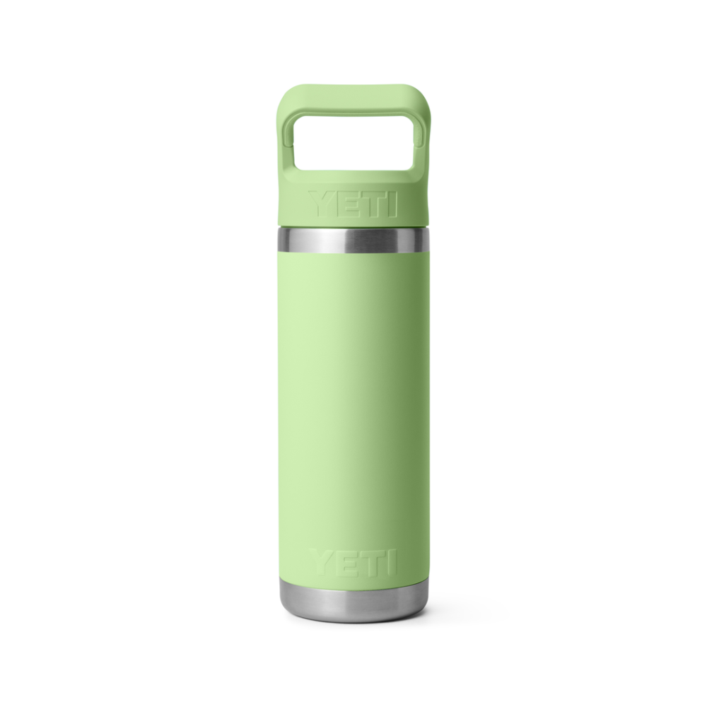 Yeti Rambler 18 Oz Bottle Color Matched Straw Cap Key Lime