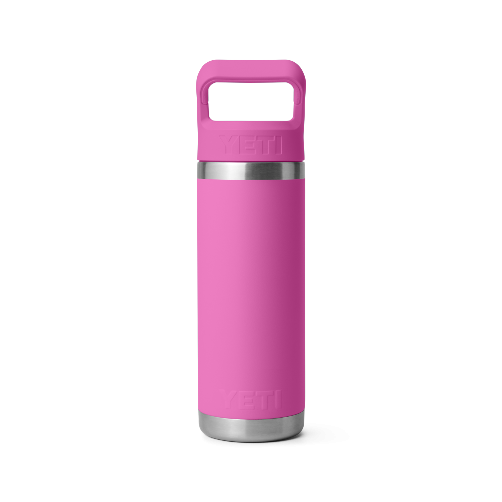 Yeti Rambler 18 Oz Bottle Color Matched Straw Cap Wildflower Fuchsia