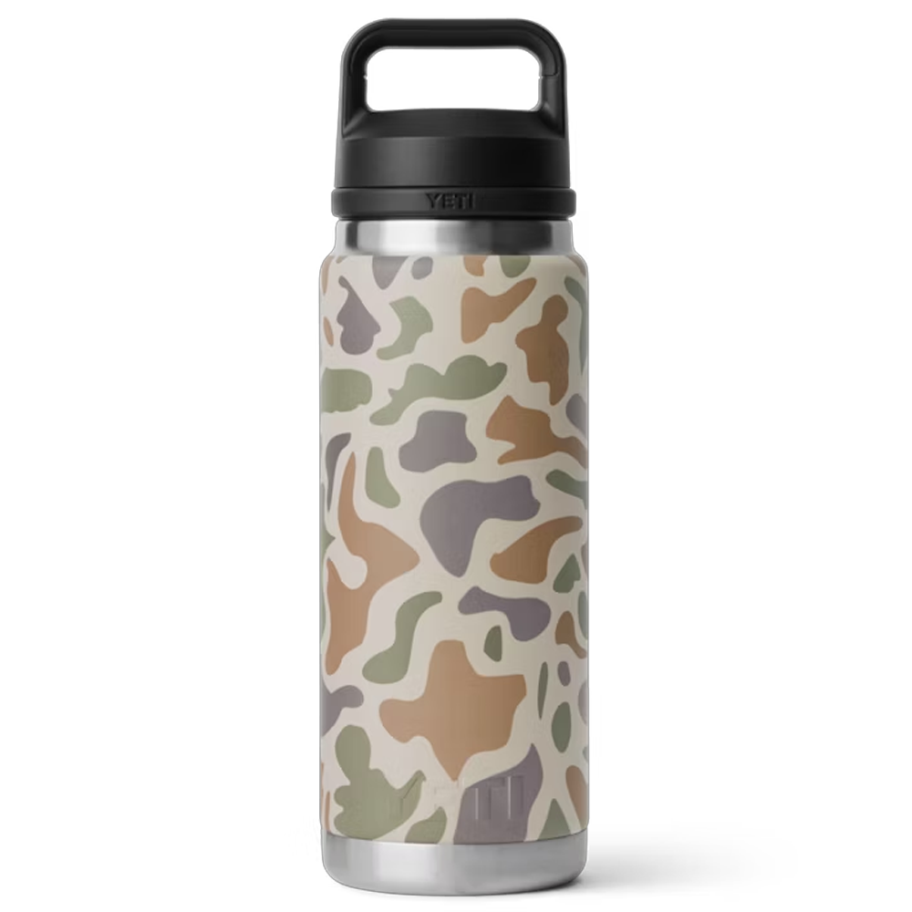 YETI Rambler 26 Oz Bottle with Chug Cap Tan Camo