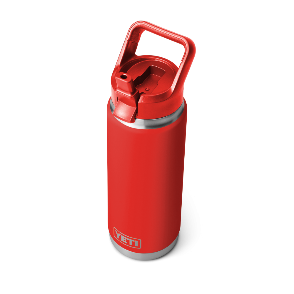 YETI Rambler 26 Oz Straw Bottle Canyon Red