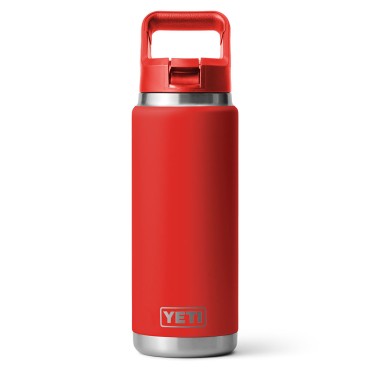 YETI Rambler 26 Oz Straw Bottle Canyon Red