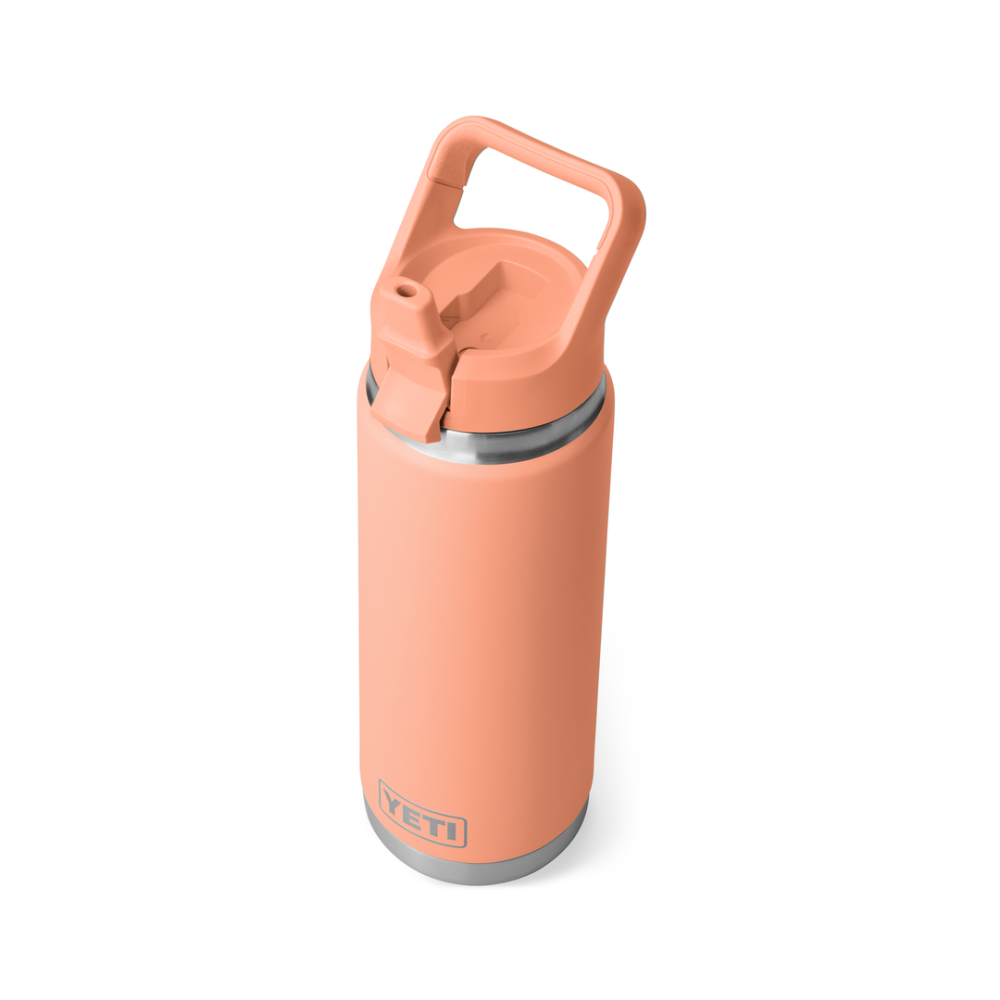 YETI Rambler 26 Oz Bottle with Straw Cap Peach