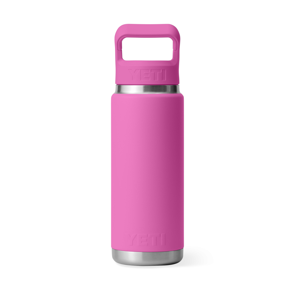 YETI Rambler 26 Oz Bottle with Straw Cap Wildflower Fuchsia