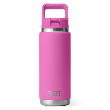 YETI Rambler 26 Oz Bottle with Straw Cap Wildflower Fuchsia