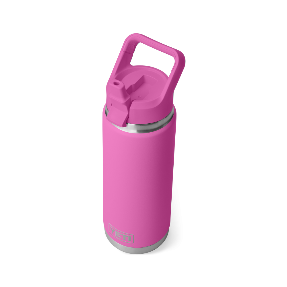YETI Rambler 26 Oz Bottle with Straw Cap Wildflower Fuchsia