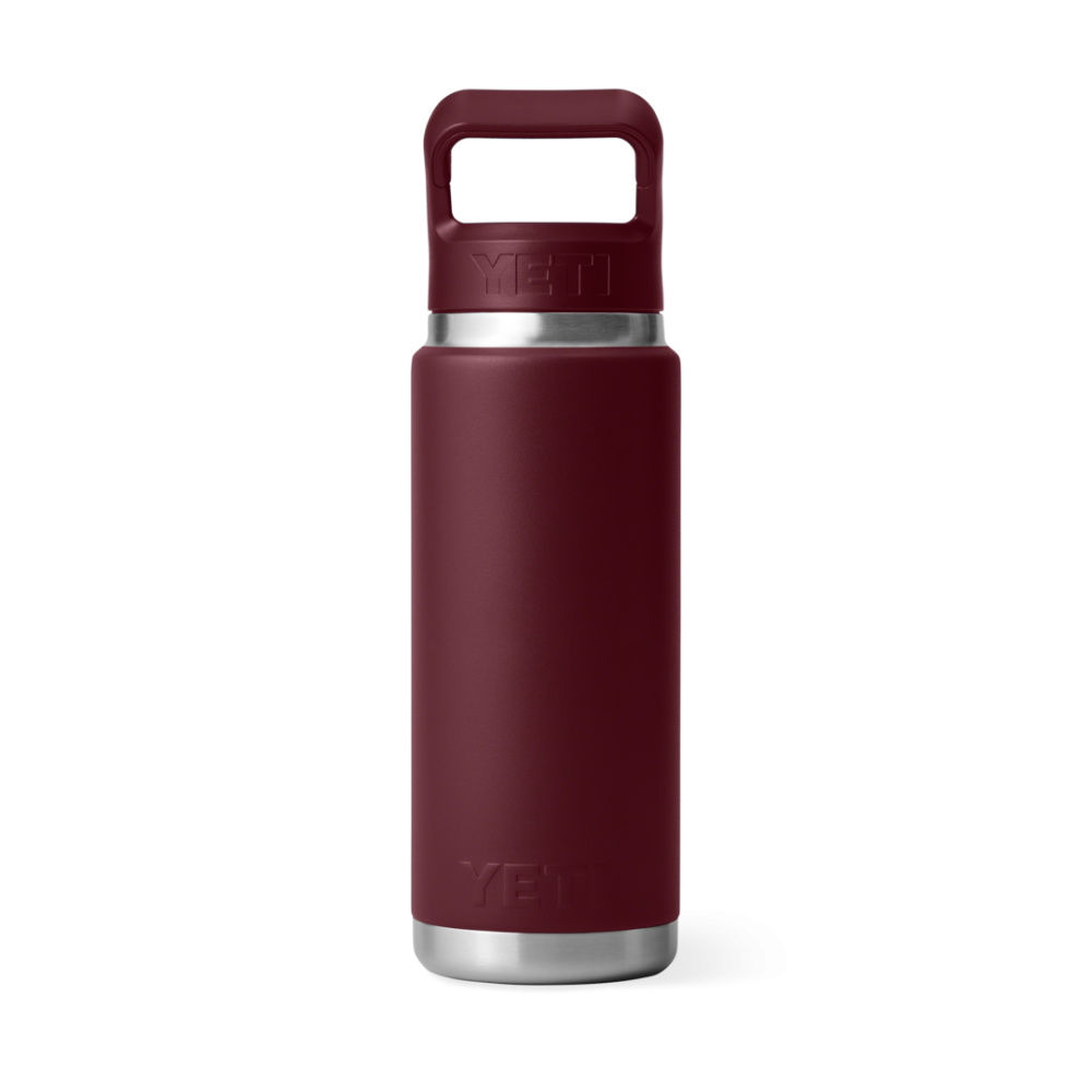 YETI Rambler 26 Oz Bottle with Straw Cap Wild Vine Red