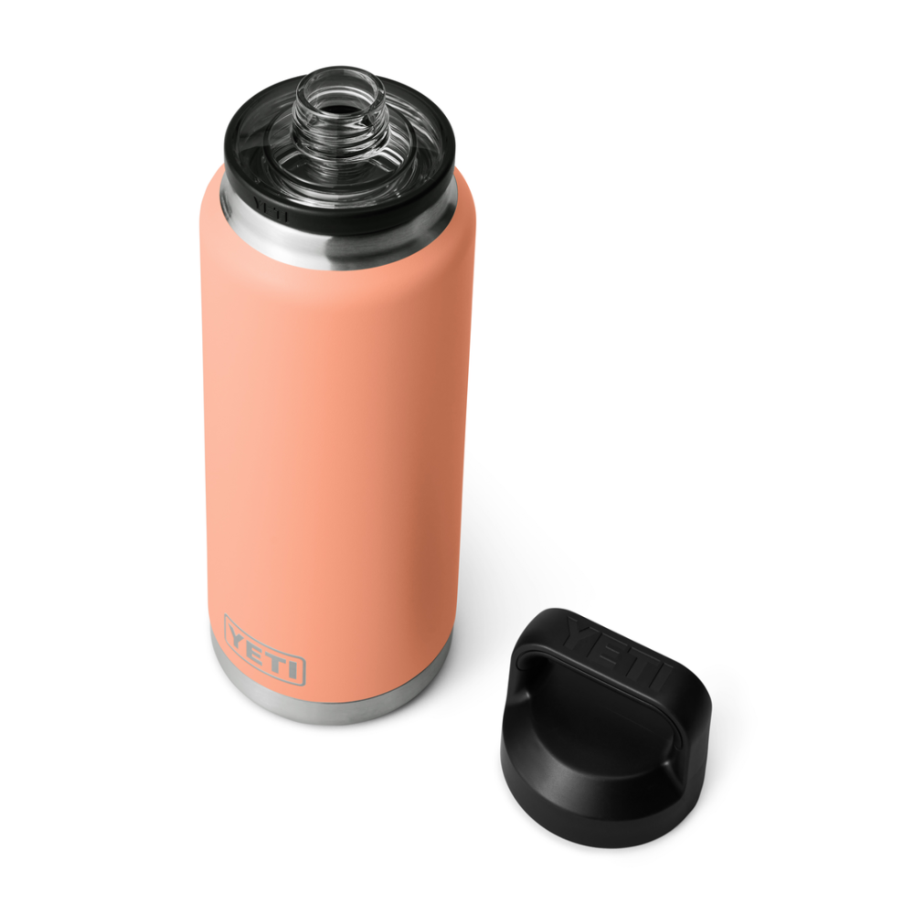 Yeti Rambler 36 Oz Bottle with Chug Cap Peach