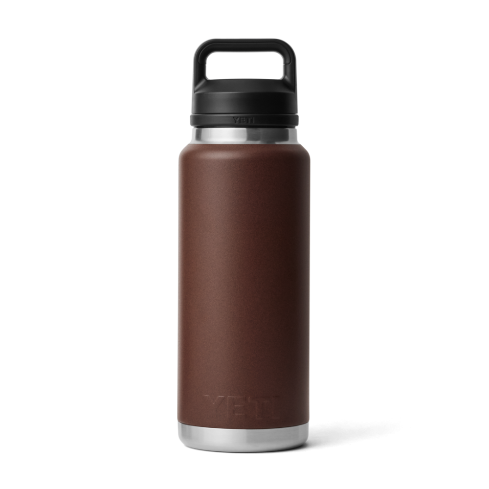 Yeti Rambler 36 Oz Bottle with Chug Cap Wetlands Brown