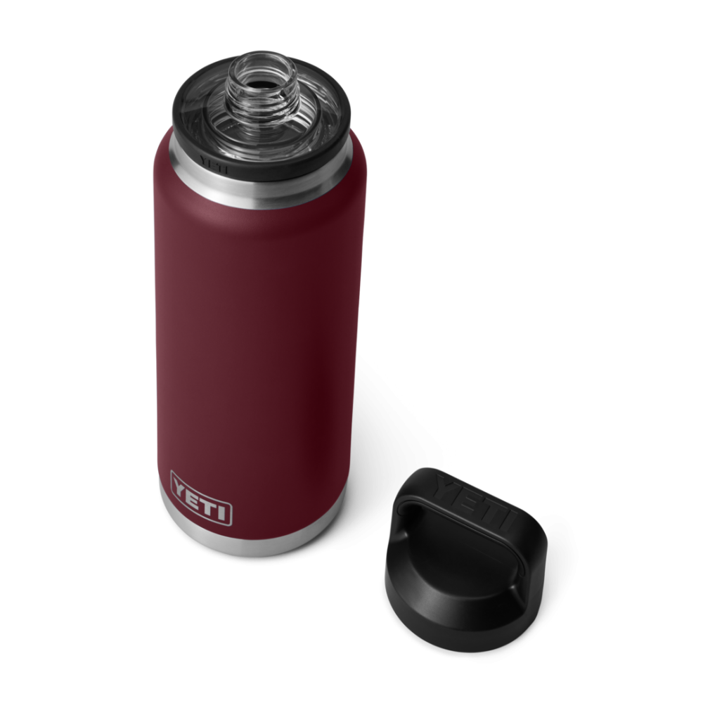 Yeti Rambler 36 Oz Bottle with Chug Cap Wild Vine Red