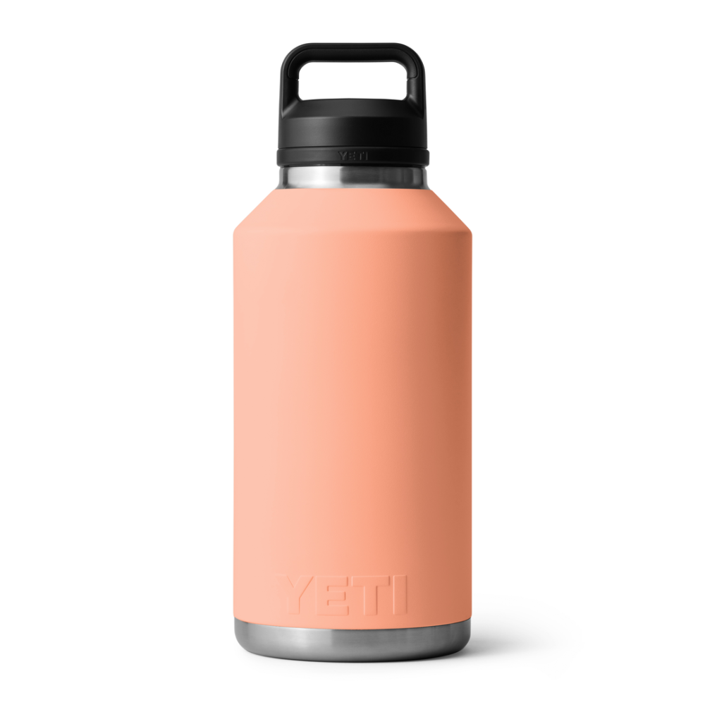 Yeti Rambler 64 Oz Bottle with Chug Cap Peach