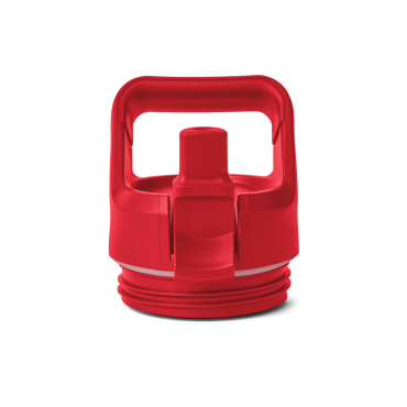 Yeti Rambler Bottle Straw Cap Rescue Red