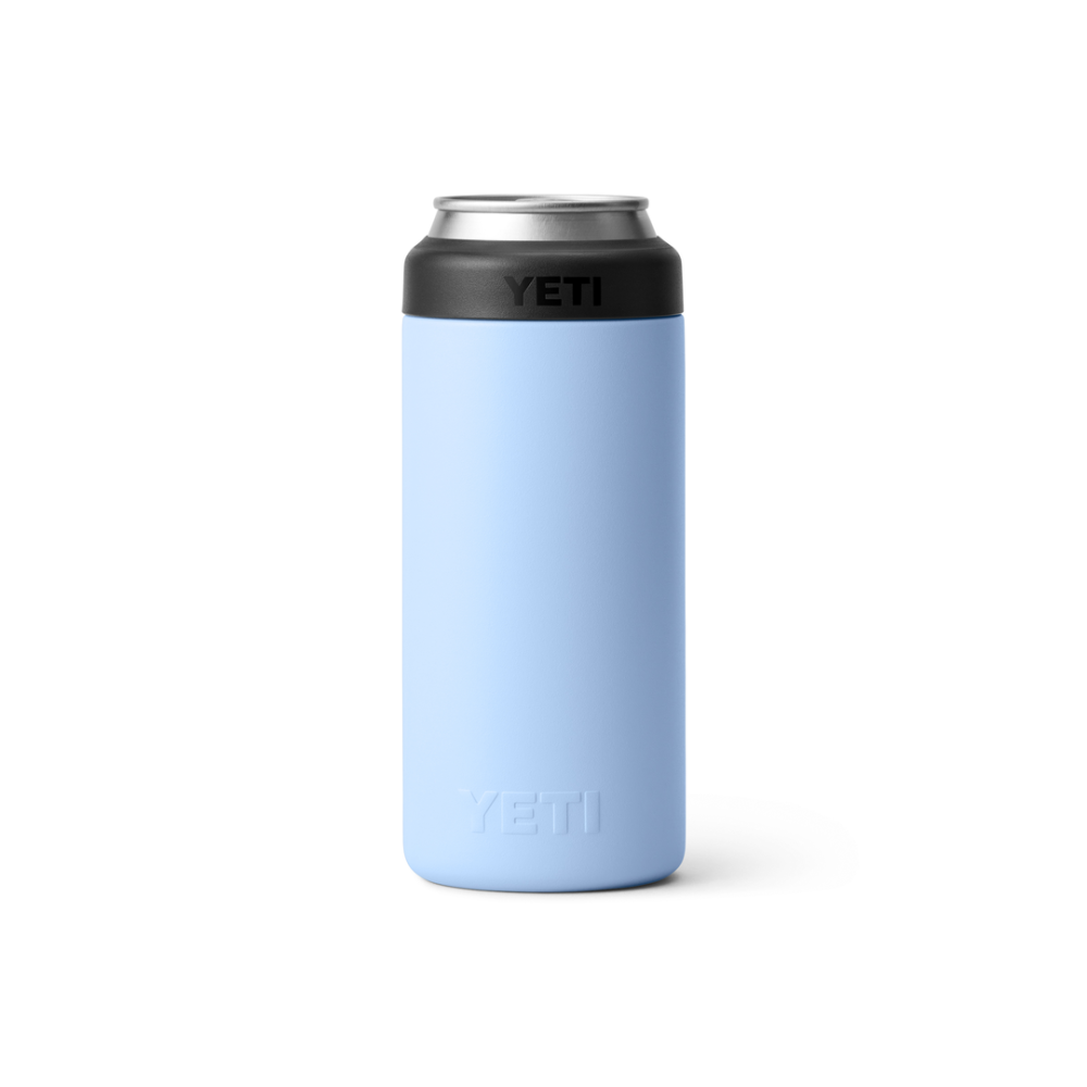 YETI Rambler 12 oz Colster Slim Can Insulator Big Sky Blue