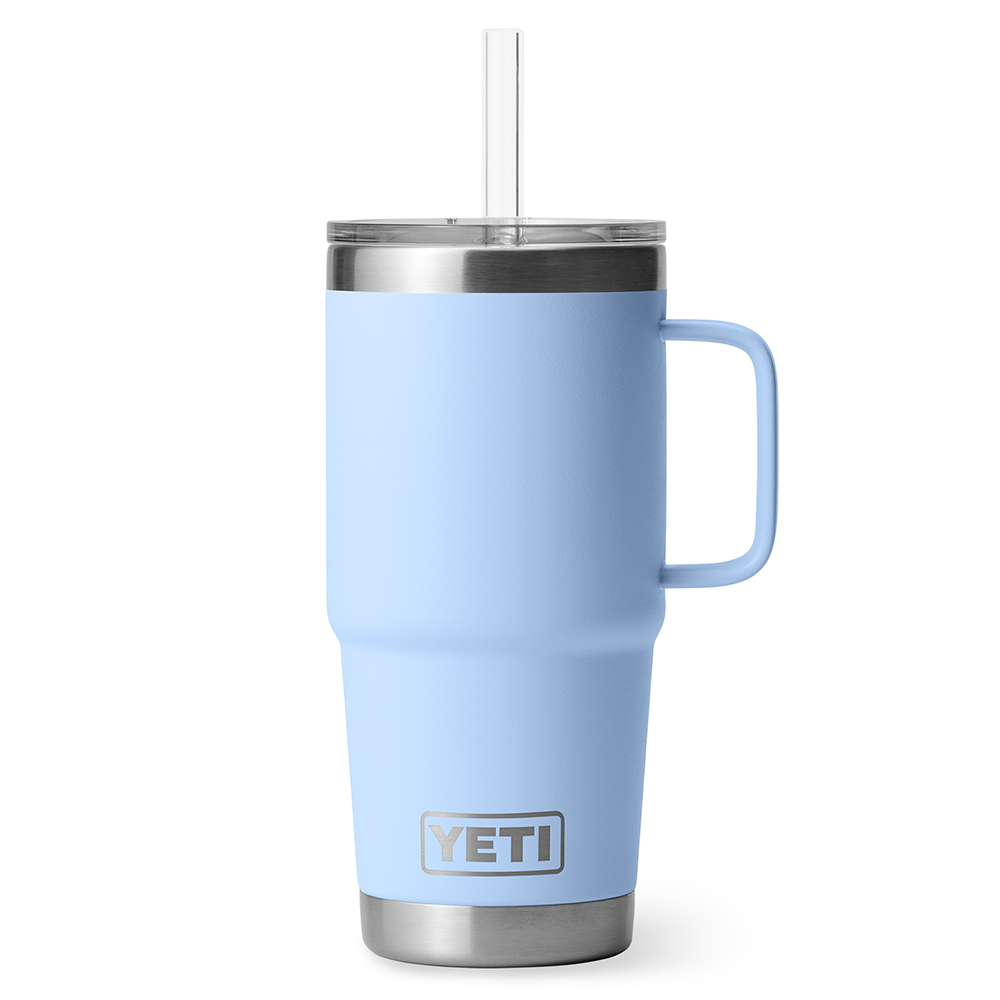 YETI Rambler 25 oz Straw Mug Big Sky Blue
