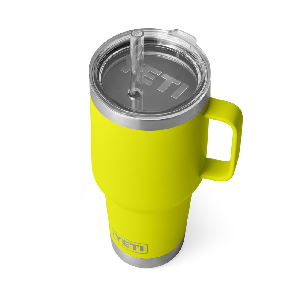 YETI Rambler 35 oz Straw Mug Firefly Yellow