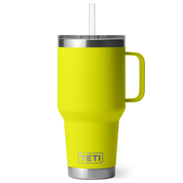 YETI Rambler 35 oz Straw Mug Firefly Yellow