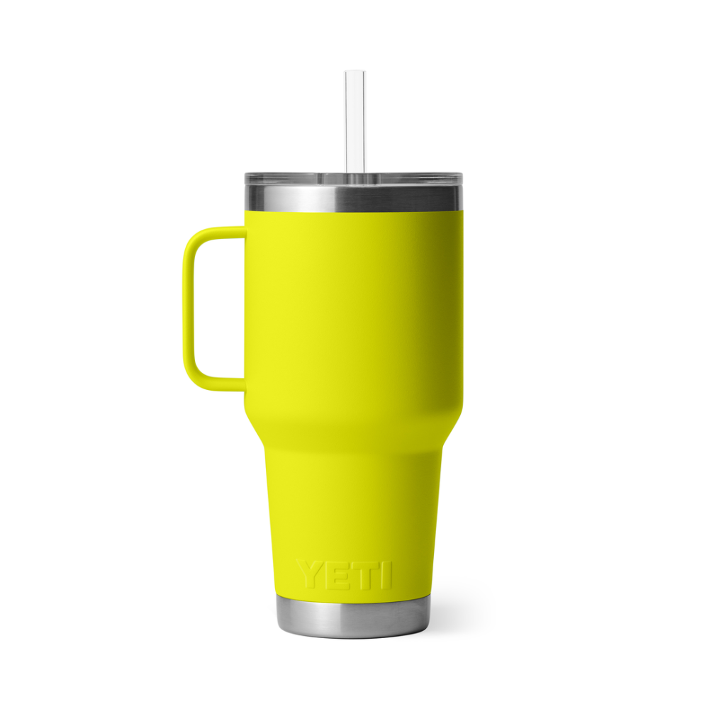 YETI Rambler 35 oz Straw Mug Firefly Yellow