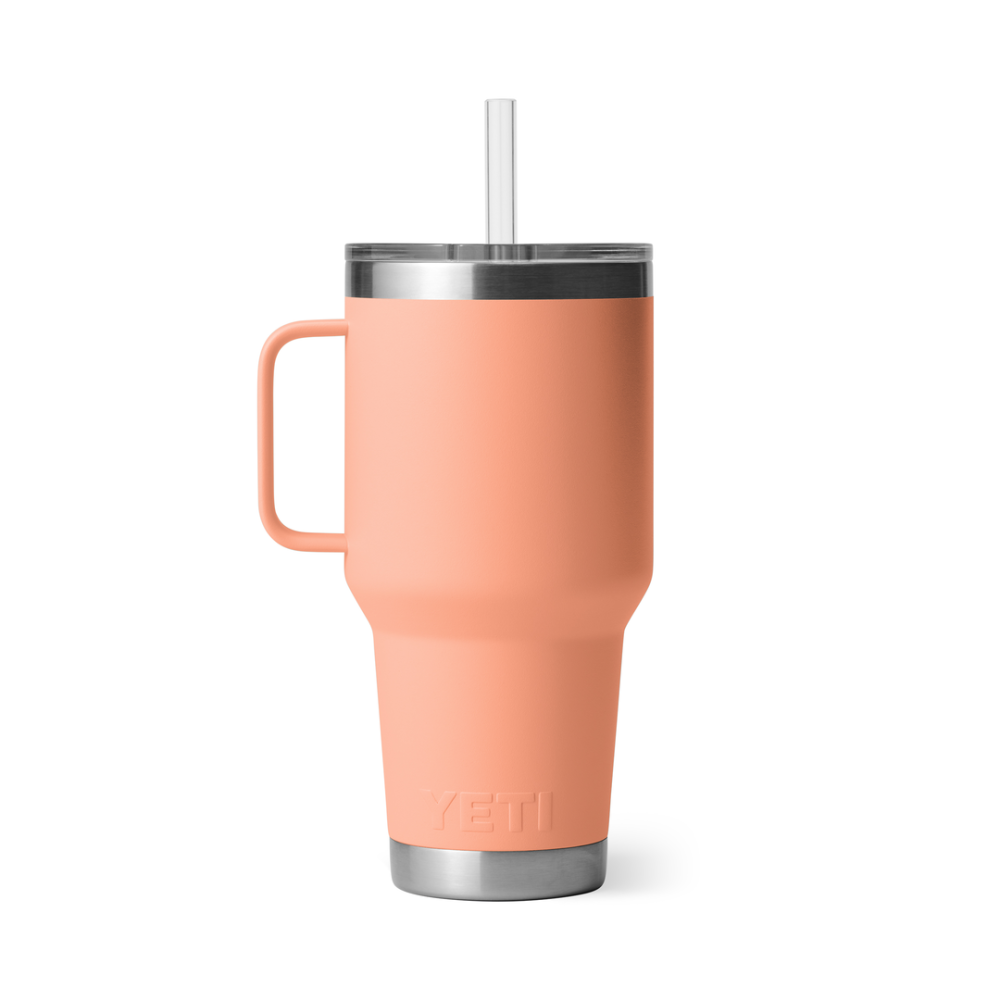 YETI Rambler 35 oz Straw Mug Peach