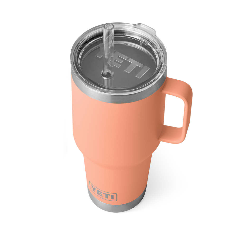 YETI Rambler 35 oz Straw Mug Peach