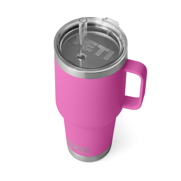 YETI Rambler 35 oz Straw Mug Wildflower Fuchsia