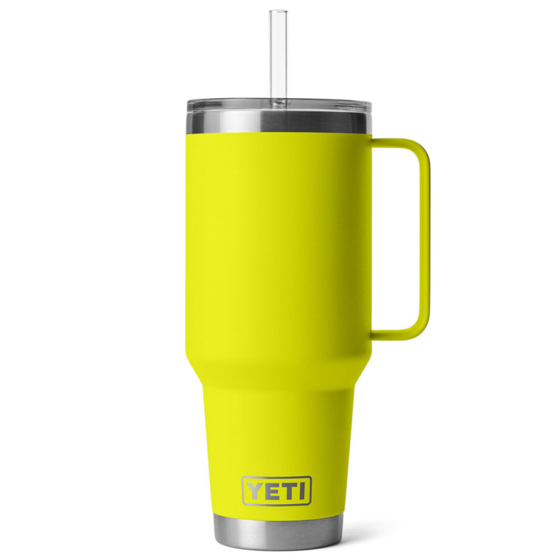 YETI Rambler 42 oz Straw Mug Firefly Yellow
