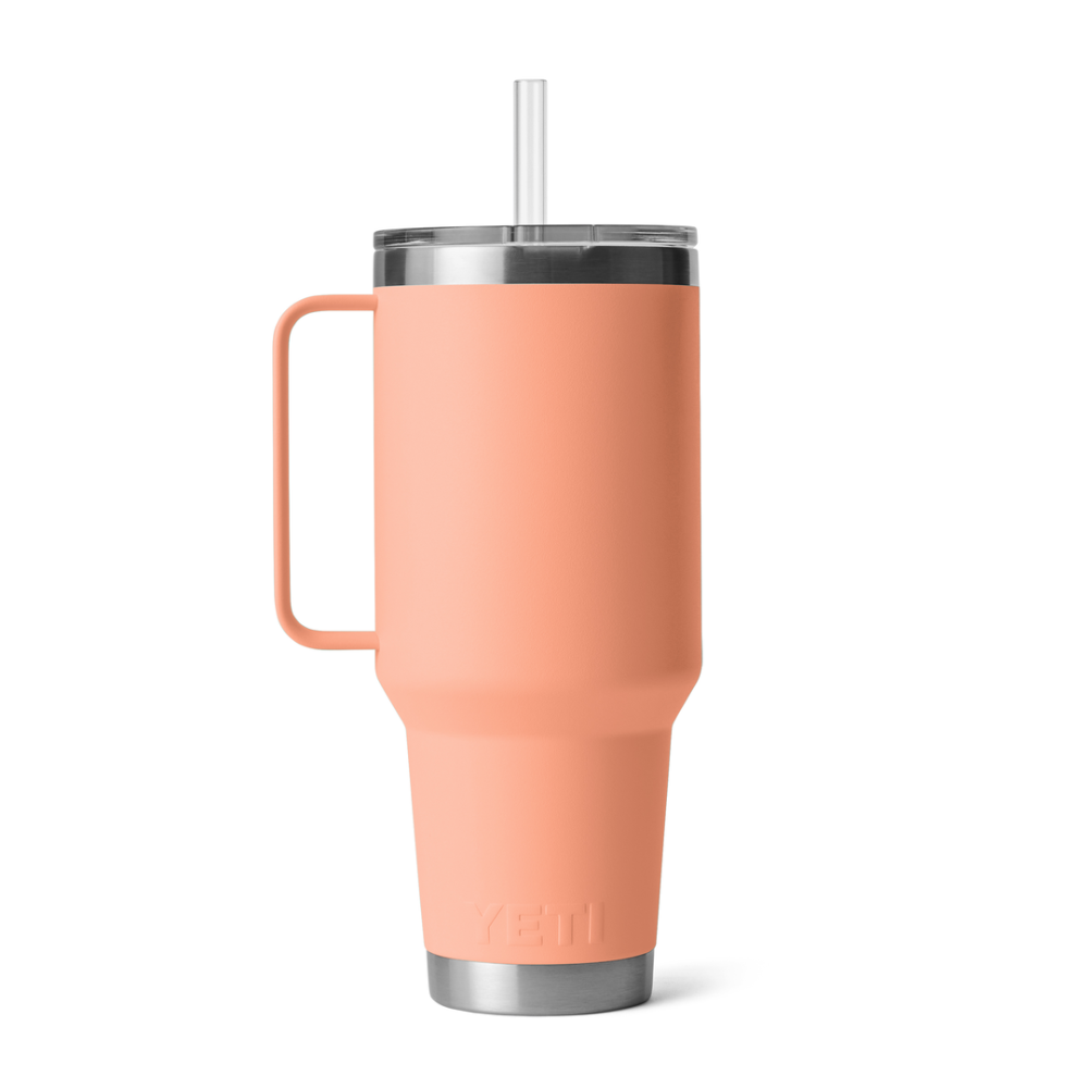YETI Rambler 42 oz Straw Mug Peach