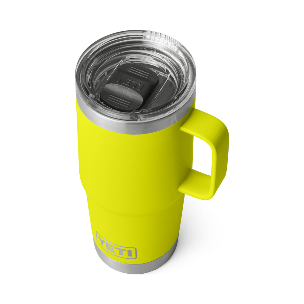 YETI Rambler 20 oz Travel Mug Firefly Yellow